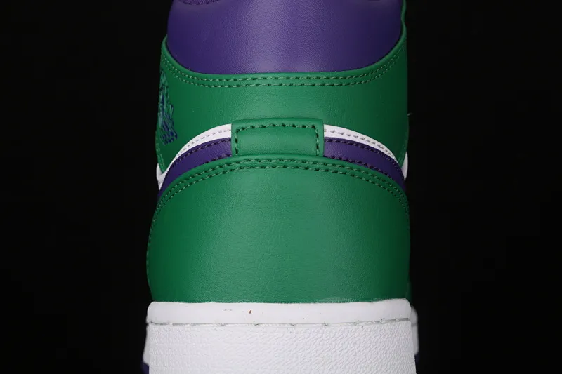 All Categories Air Jordan Jordan Series Basketball Shoes Air Jordan 1 Mid Air Jordan 1 Mid "Hulk" AJ1 Joe 1 Hulk White Purple Green Mid-top Classic Retro Cultural Leisure Sports Basketball Shoes 554724-300